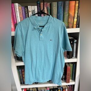 Vineyard Vines Men's Light Blue Polo Shirt
